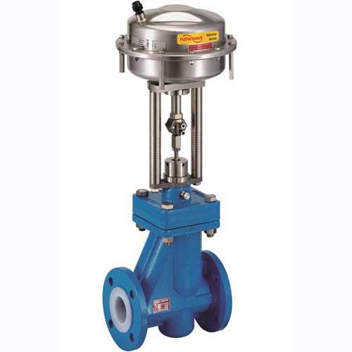Kammer Linear Globe/Angle Control Valve, LinedFlow